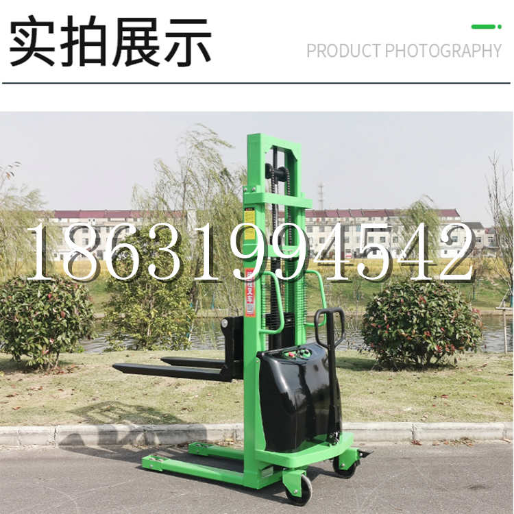 临沧市电动叉车堆高车液压铲车电瓶1吨2吨站驾步行式小型全自动叉车